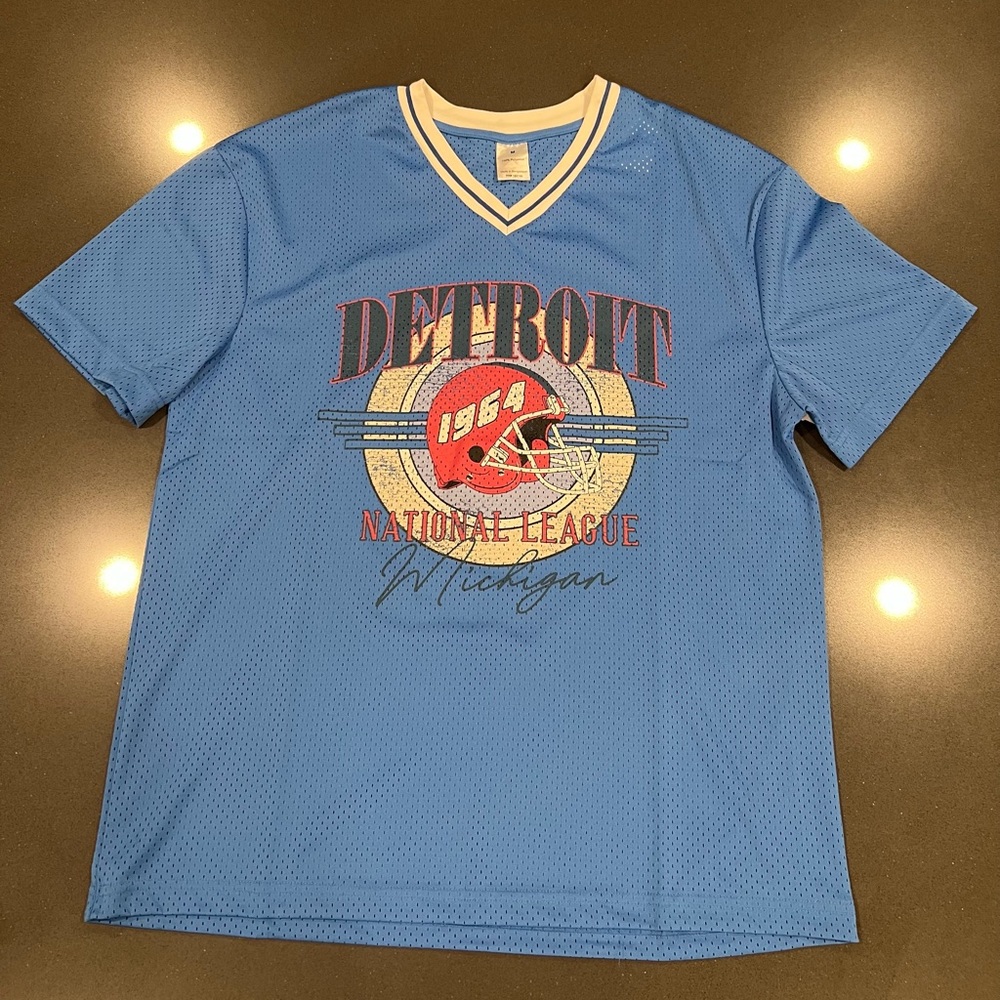 Detroit National League Blue Jersey